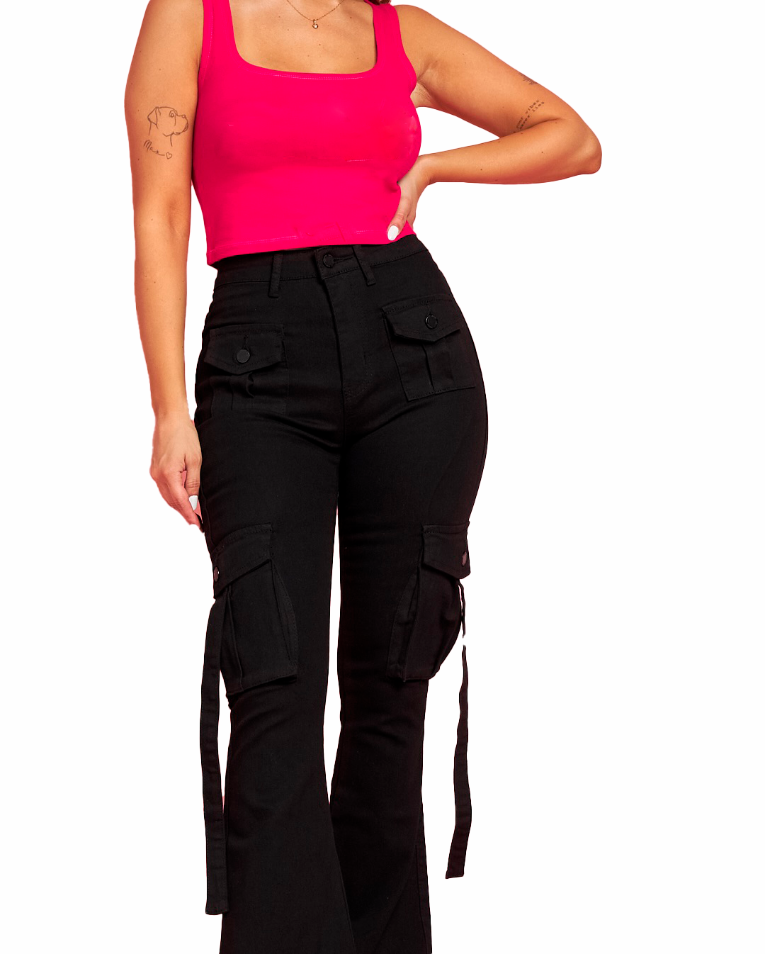 Jeans Flare Cargo