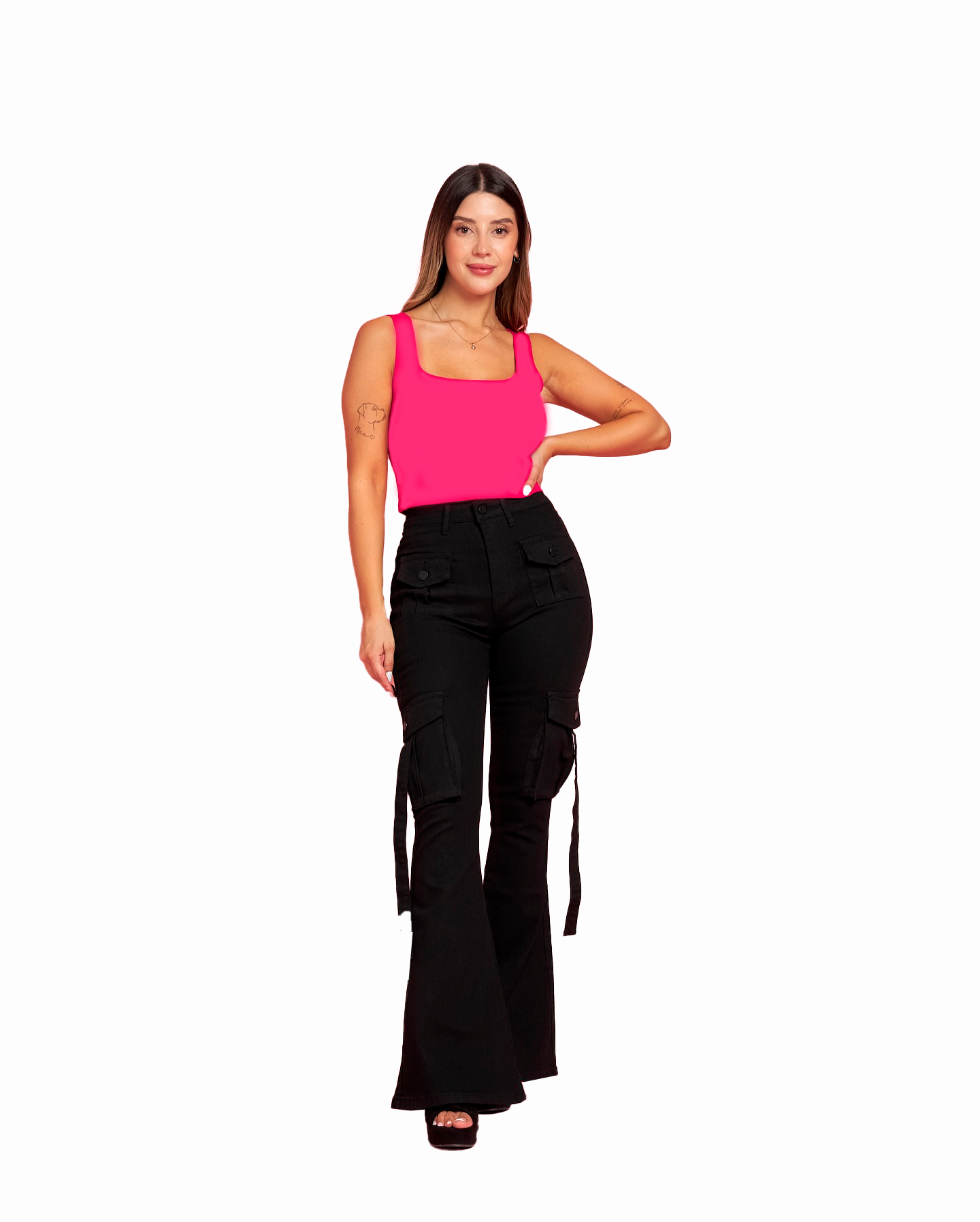 Jeans Flare Cargo