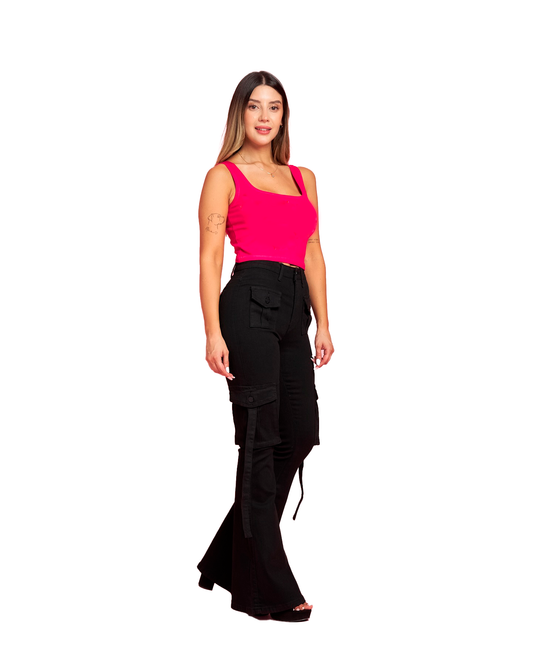 Jeans Flare Cargo