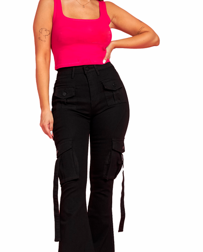 Jeans Flare Cargo