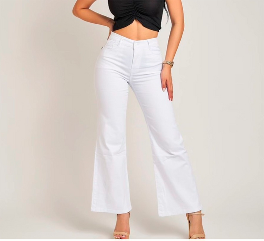 Wide Leg Blanco